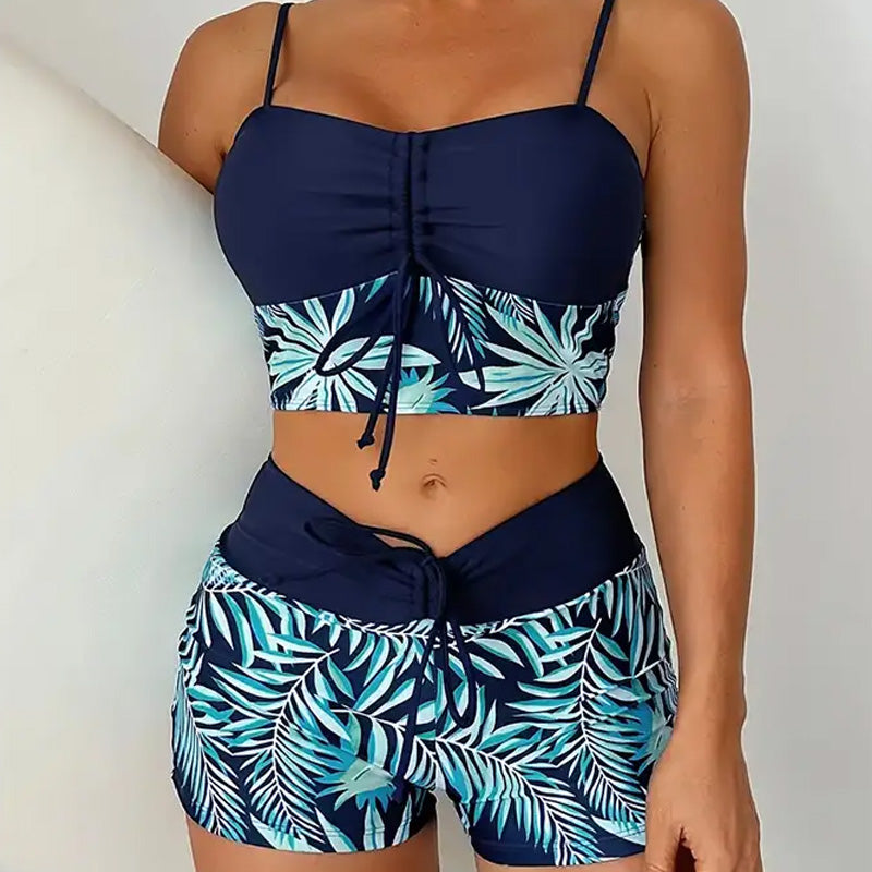 👙 50% DE RÉDUCTION 🏖️ Ensemble maillot de bain deux pièces imprimé – Nouveau design 2026 – Tissu extensible, séchage rapide – parfait pour la plage ou la piscine – look tendance et confortable ☀️🌊