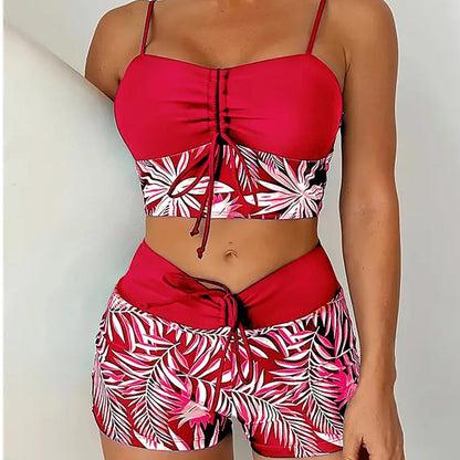 👙 50% DE RÉDUCTION 🏖️ Ensemble maillot de bain deux pièces imprimé – Nouveau design 2026 – Tissu extensible, séchage rapide – parfait pour la plage ou la piscine – look tendance et confortable ☀️🌊