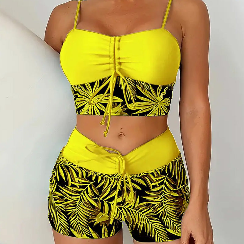 👙 50% DE RÉDUCTION 🏖️ Ensemble maillot de bain deux pièces imprimé – Nouveau design 2026 – Tissu extensible, séchage rapide – parfait pour la plage ou la piscine – look tendance et confortable ☀️🌊