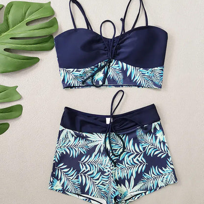 👙 50% DE RÉDUCTION 🏖️ Ensemble maillot de bain deux pièces imprimé – Nouveau design 2026 – Tissu extensible, séchage rapide – parfait pour la plage ou la piscine – look tendance et confortable ☀️🌊