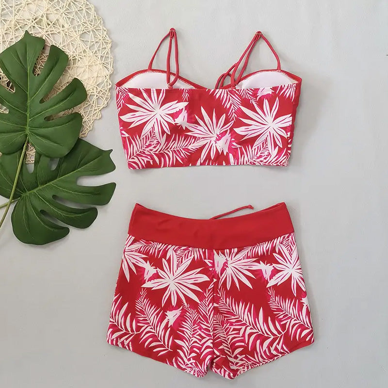 👙 50% DE RÉDUCTION 🏖️ Ensemble maillot de bain deux pièces imprimé – Nouveau design 2026 – Tissu extensible, séchage rapide – parfait pour la plage ou la piscine – look tendance et confortable ☀️🌊