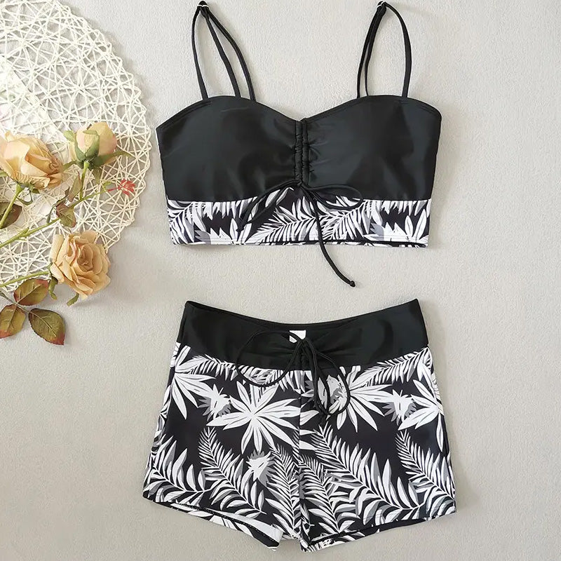 👙 50% DE RÉDUCTION 🏖️ Ensemble maillot de bain deux pièces imprimé – Nouveau design 2026 – Tissu extensible, séchage rapide – parfait pour la plage ou la piscine – look tendance et confortable ☀️🌊
