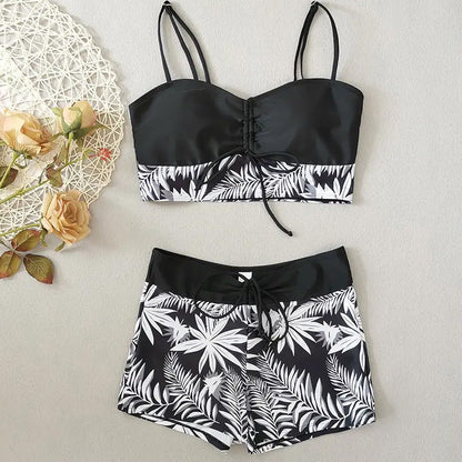 👙 50% DE RÉDUCTION 🏖️ Ensemble maillot de bain deux pièces imprimé – Nouveau design 2026 – Tissu extensible, séchage rapide – parfait pour la plage ou la piscine – look tendance et confortable ☀️🌊