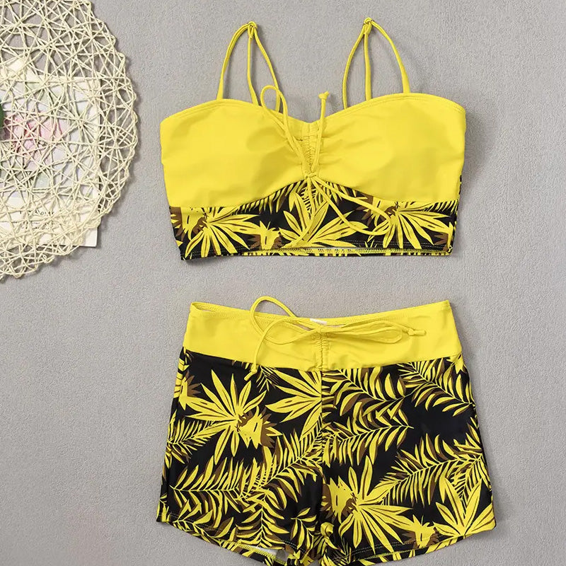 👙 50% DE RÉDUCTION 🏖️ Ensemble maillot de bain deux pièces imprimé – Nouveau design 2026 – Tissu extensible, séchage rapide – parfait pour la plage ou la piscine – look tendance et confortable ☀️🌊