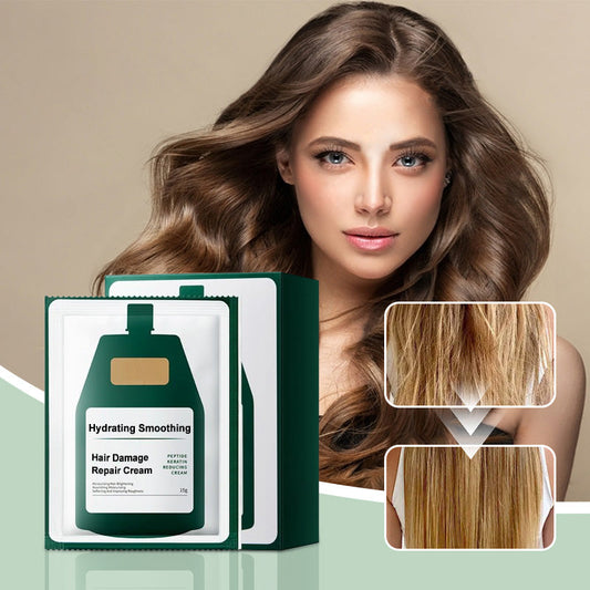 📢📢 50 %  DE RÉDUCTION !! ✨Crème réparatrice hydratante et lissante pour cheveux abîmés🌿💦