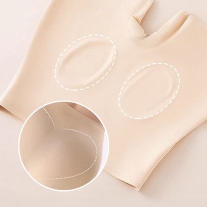 Sous-vêtement taille haute en soie glacée pour femmes avec effet ventre plat et effet galbant des fesses