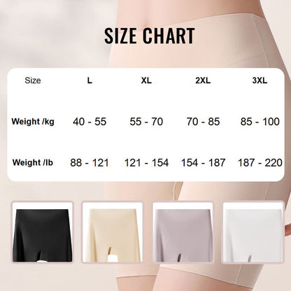 Sous-vêtement taille haute en soie glacée pour femmes avec effet ventre plat et effet galbant des fesses
