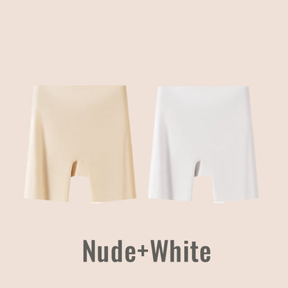 Sous-vêtement taille haute en soie glacée pour femmes avec effet ventre plat et effet galbant des fesses