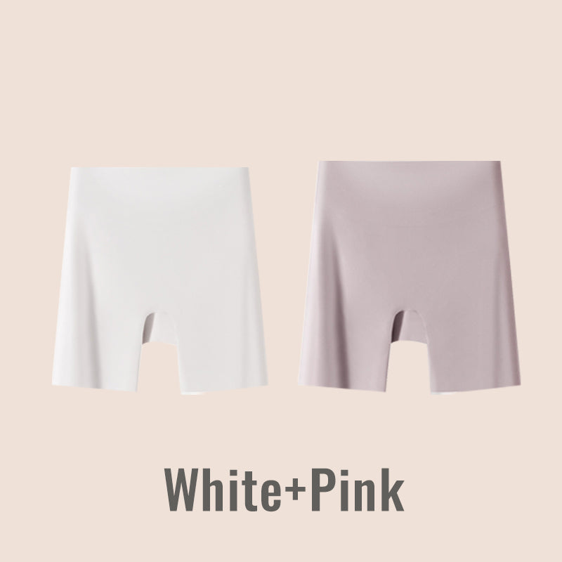 Sous-vêtement taille haute en soie glacée pour femmes avec effet ventre plat et effet galbant des fesses
