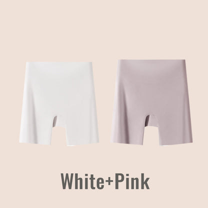 Sous-vêtement taille haute en soie glacée pour femmes avec effet ventre plat et effet galbant des fesses
