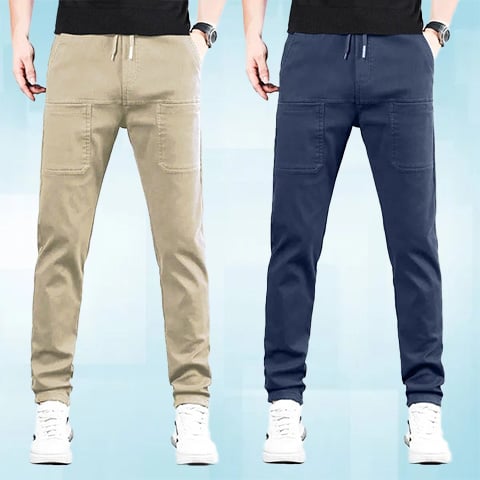 ⭐ Offre à durée limitée : 70 % de réduction 🏆 Best-seller 🥰 MultiPants – Pantalon cargo ultra-extensible, résistant et doté de nombreuses poches