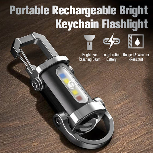 📢50% de réduction💡Lampe de poche porte-clés rechargeable – 7 modes, étanche & ultra-puissante, plus légère qu’une clé ! 🔑