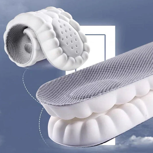 👟 Semelle Intérieure 4D Cloud – Confort Quotidien et Amorti Doux ☁️
