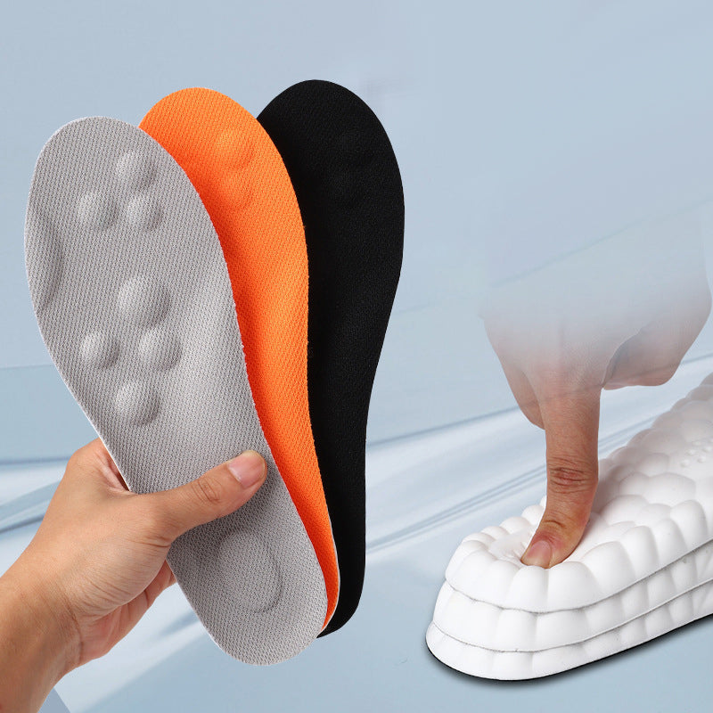 👟 Semelle Intérieure 4D Cloud – Confort Quotidien et Amorti Doux ☁️