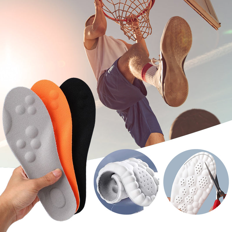 👟 Semelle Intérieure 4D Cloud – Confort Quotidien et Amorti Doux ☁️