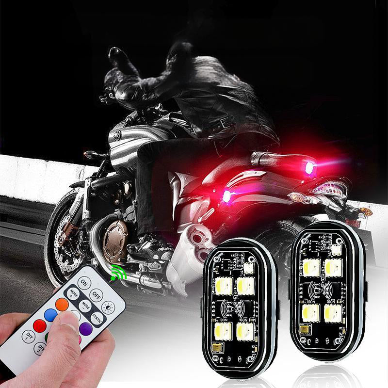 📢📢 Feu d'avertissement LED pour voiture ⏰⏰ avec télécommande, modèle portable