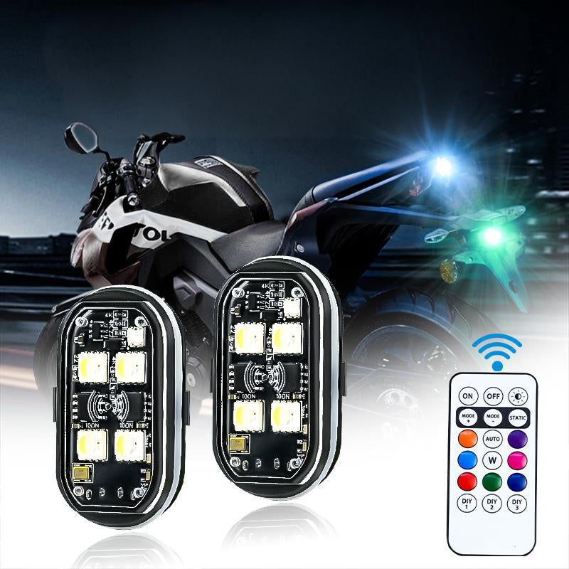 📢📢 Feu d'avertissement LED pour voiture ⏰⏰ avec télécommande, modèle portable