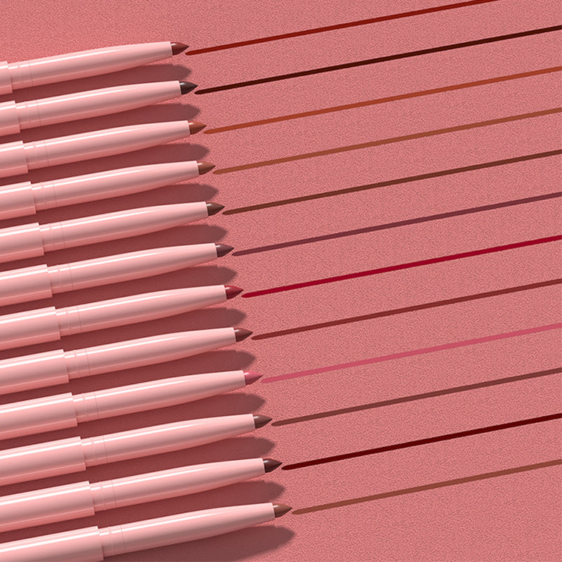 🔥Hot Sale Deals- 12-Color Matte Lipstick & Lip Liner Set (Wood-Cased)
