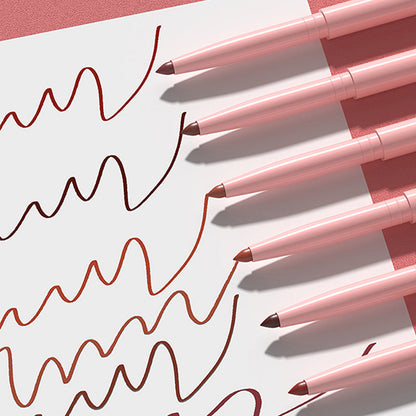 🔥Hot Sale Deals- 12-Color Matte Lipstick & Lip Liner Set (Wood-Cased)