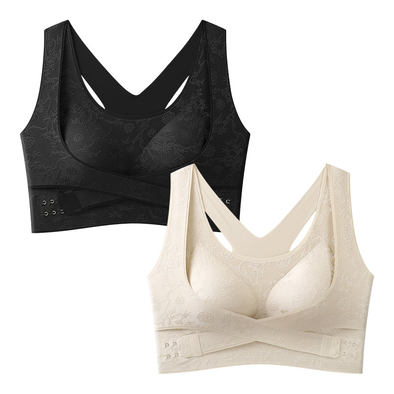 📢📢50% de réduction ! Soutien-gorge Gainant à Brides Croisées – Silhouette Sculptée & Confort Tout au Long de la Journée 💖✨