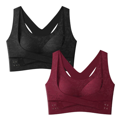 📢📢50% de réduction ! Soutien-gorge Gainant à Brides Croisées – Silhouette Sculptée & Confort Tout au Long de la Journée 💖✨