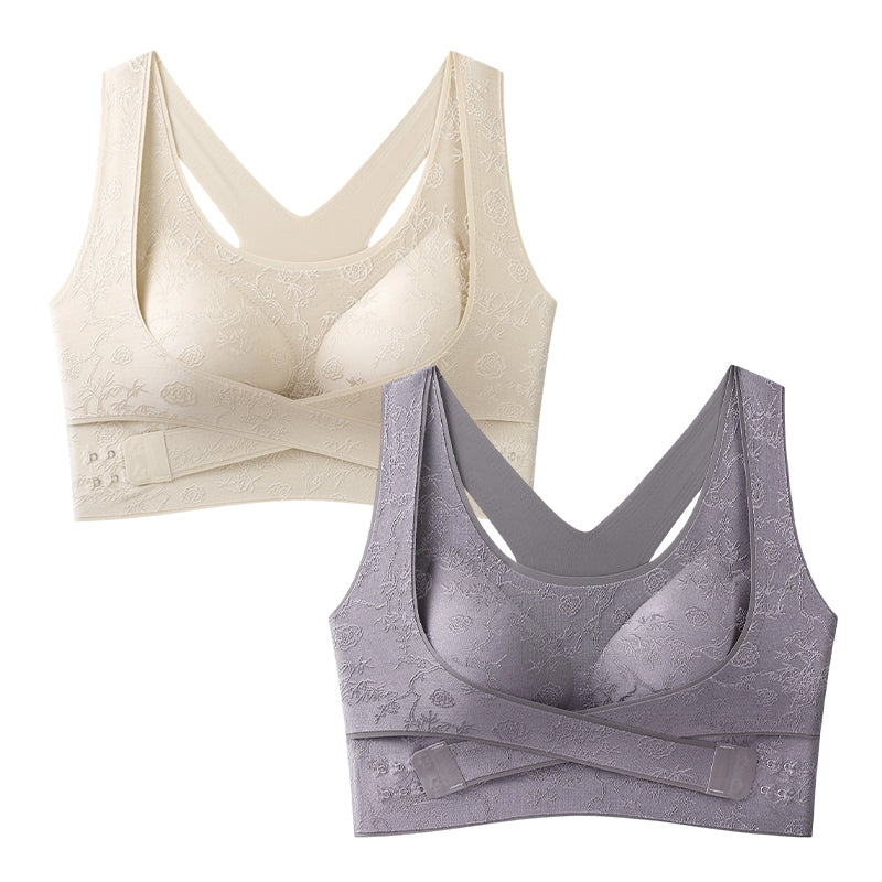 📢📢50% de réduction ! Soutien-gorge Gainant à Brides Croisées – Silhouette Sculptée & Confort Tout au Long de la Journée 💖✨