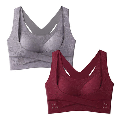 📢📢50% de réduction ! Soutien-gorge Gainant à Brides Croisées – Silhouette Sculptée & Confort Tout au Long de la Journée 💖✨