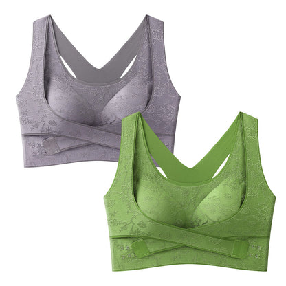 📢📢50% de réduction ! Soutien-gorge Gainant à Brides Croisées – Silhouette Sculptée & Confort Tout au Long de la Journée 💖✨