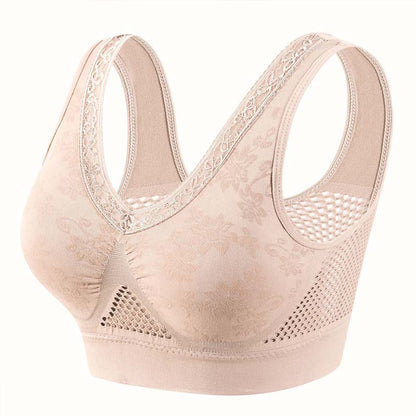 ⏳Spécial à durée limitée⏰Soutien-gorge sans armatures en dentelle à maintien élevé pour femme👙