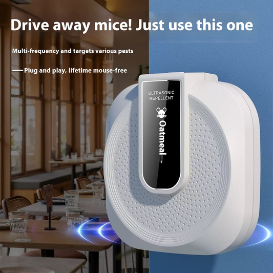 ⚡ ACHETEZ 2, OFFERT 1 ! 🎉 Répulsif Ultrasonique Intelligent – 360° Anti-Rongeurs, Léger & Portable 🚫📦