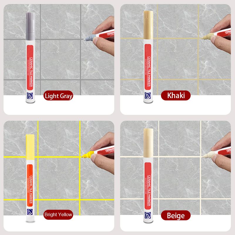 Pousbo® Marqueur anti-moisissure et imperméable pour carreaux de céramique