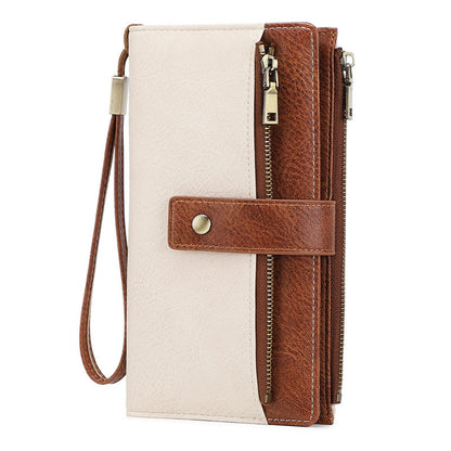 👜 50 % DE RÉDUCTION ! ✨ Portefeuille pour femme de style rétro – Protection RFID, trois compartiments et cuir durable 🛍️