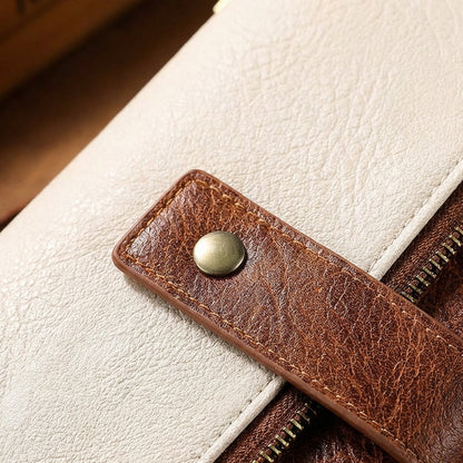 👜 50 % DE RÉDUCTION ! ✨ Portefeuille pour femme de style rétro – Protection RFID, trois compartiments et cuir durable 🛍️