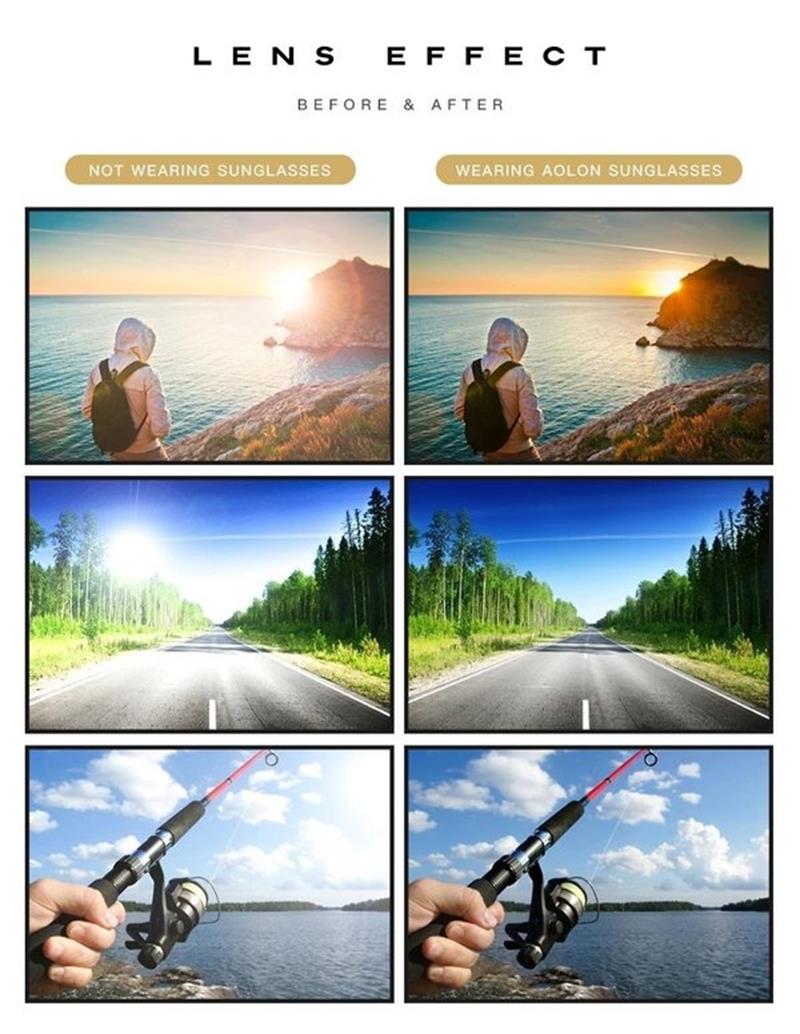 🕶️ 50 % DE RÉDUCTION ! ⏰ Lunettes de soleil photochromiques avec verres HD polarisés et anti-éblouissement – Monture sport sans contour – Idéales pour la conduite, la pêche, le vélo et les activités de plein air – Protection fiable par tous les temps ☀️
