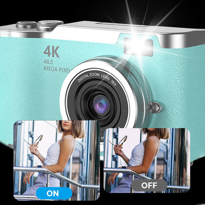 📸✨🎥 PROMO -56% + LIVRAISON GRATUITE ! Appareil Photo Numérique 4K HD avec Écran Rabattable – Autofocus, Zoom 16X & Parfait pour Vlogs/Photos (6 Couleurs)