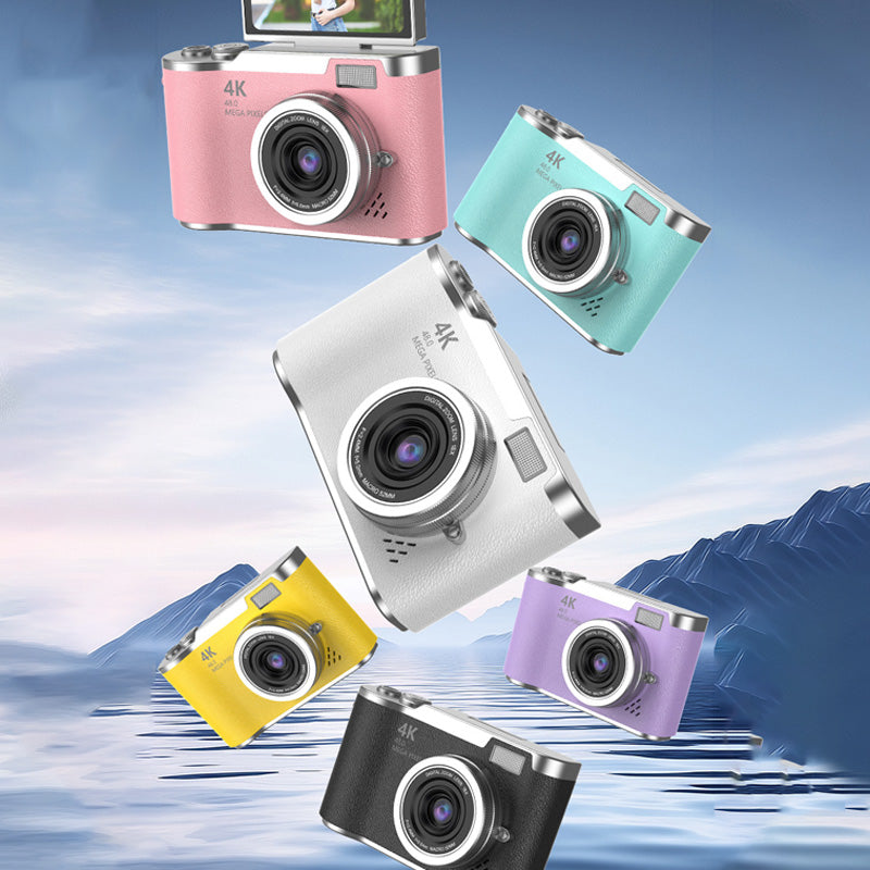 📸✨🎥 PROMO -56% + LIVRAISON GRATUITE ! Appareil Photo Numérique 4K HD avec Écran Rabattable – Autofocus, Zoom 16X & Parfait pour Vlogs/Photos (6 Couleurs)