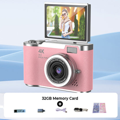 📸✨🎥 PROMO -56% + LIVRAISON GRATUITE ! Appareil Photo Numérique 4K HD avec Écran Rabattable – Autofocus, Zoom 16X & Parfait pour Vlogs/Photos (6 Couleurs)