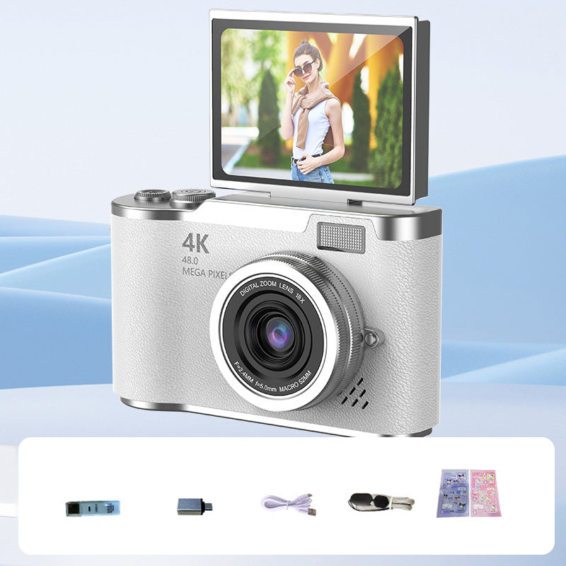 📸✨🎥 PROMO -56% + LIVRAISON GRATUITE ! Appareil Photo Numérique 4K HD avec Écran Rabattable – Autofocus, Zoom 16X & Parfait pour Vlogs/Photos (6 Couleurs)
