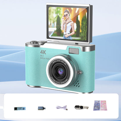 📸✨🎥 PROMO -56% + LIVRAISON GRATUITE ! Appareil Photo Numérique 4K HD avec Écran Rabattable – Autofocus, Zoom 16X & Parfait pour Vlogs/Photos (6 Couleurs)
