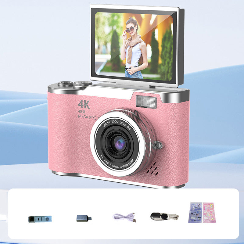 📸✨🎥 PROMO -56% + LIVRAISON GRATUITE ! Appareil Photo Numérique 4K HD avec Écran Rabattable – Autofocus, Zoom 16X & Parfait pour Vlogs/Photos (6 Couleurs)