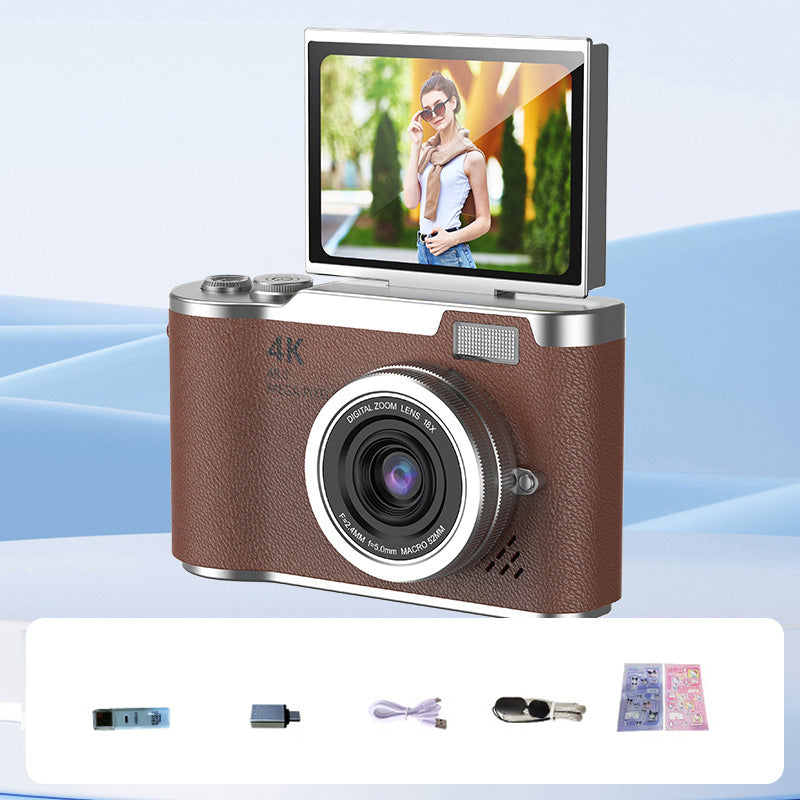 📸✨🎥 PROMO -56% + LIVRAISON GRATUITE ! Appareil Photo Numérique 4K HD avec Écran Rabattable – Autofocus, Zoom 16X & Parfait pour Vlogs/Photos (6 Couleurs)