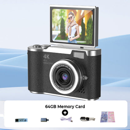 📸✨🎥 PROMO -56% + LIVRAISON GRATUITE ! Appareil Photo Numérique 4K HD avec Écran Rabattable – Autofocus, Zoom 16X & Parfait pour Vlogs/Photos (6 Couleurs)
