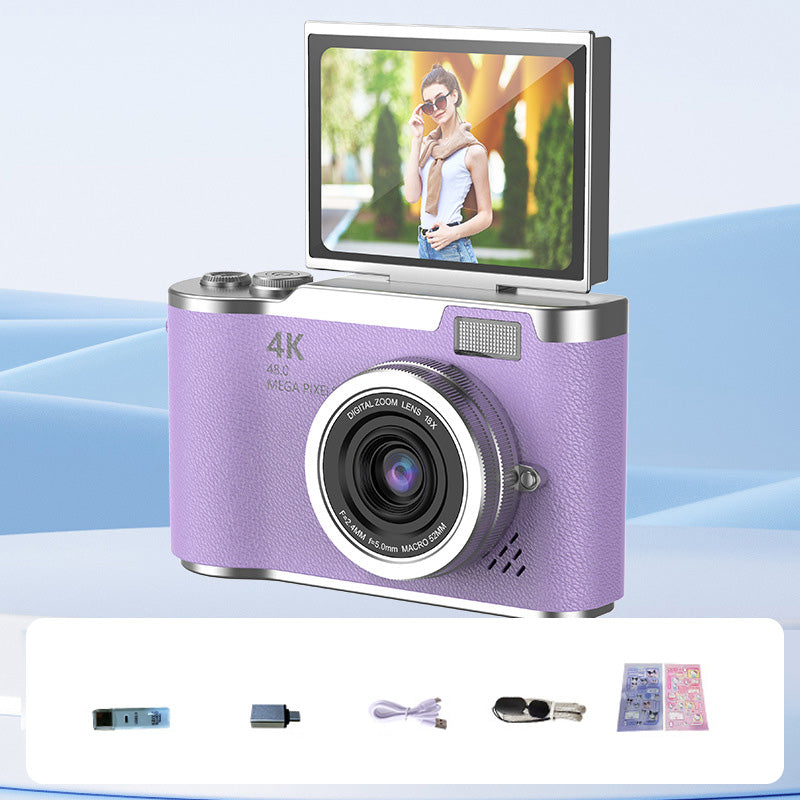 📸✨🎥 PROMO -56% + LIVRAISON GRATUITE ! Appareil Photo Numérique 4K HD avec Écran Rabattable – Autofocus, Zoom 16X & Parfait pour Vlogs/Photos (6 Couleurs)