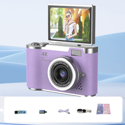 📸✨🎥 PROMO -56% + LIVRAISON GRATUITE ! Appareil Photo Numérique 4K HD avec Écran Rabattable – Autofocus, Zoom 16X & Parfait pour Vlogs/Photos (6 Couleurs)
