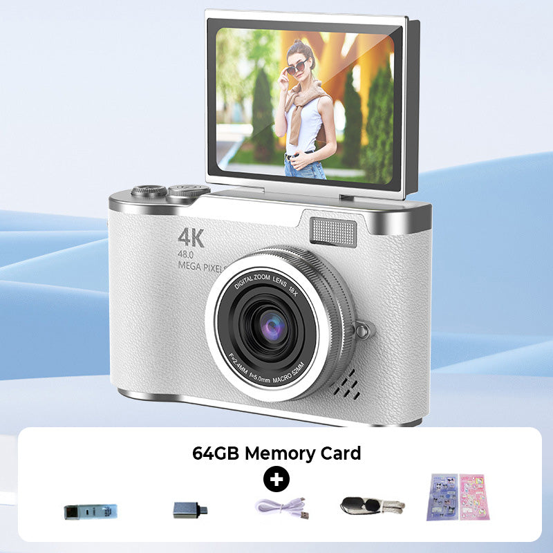 📸✨🎥 PROMO -56% + LIVRAISON GRATUITE ! Appareil Photo Numérique 4K HD avec Écran Rabattable – Autofocus, Zoom 16X & Parfait pour Vlogs/Photos (6 Couleurs)
