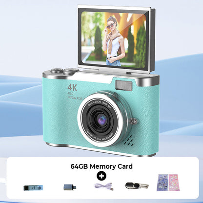 📸✨🎥 PROMO -56% + LIVRAISON GRATUITE ! Appareil Photo Numérique 4K HD avec Écran Rabattable – Autofocus, Zoom 16X & Parfait pour Vlogs/Photos (6 Couleurs)