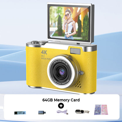 📸✨🎥 PROMO -56% + LIVRAISON GRATUITE ! Appareil Photo Numérique 4K HD avec Écran Rabattable – Autofocus, Zoom 16X & Parfait pour Vlogs/Photos (6 Couleurs)
