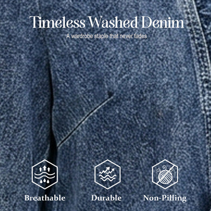 📢📢50 % DE RÉDUCTION !! ⏰Veste en jean à boutons pour femme, avec volants et ouverture sur le devant