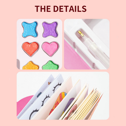 🔥PROMOTION EXCEPTIONNELLE -50%✨Kits de loisirs créatifs JSR : peinture diamant et maquillage de princesse, livre d'art sur papier métallisé, pour filles, cadeaux de Pâques faits main