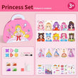 🔥PROMOTION EXCEPTIONNELLE -50%✨Kits de loisirs créatifs JSR : peinture diamant et maquillage de princesse, livre d'art sur papier métallisé, pour filles, cadeaux de Pâques faits main
